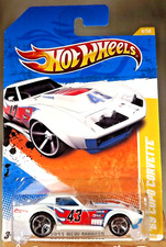 2011 Hot Wheels 4 New Models 4/50 '69 COPO CORVETTE White Variant w/ChromeMC5Sp