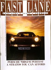FAST LANE MAGAZINE JAN-1987- Porsche 928 S4, Lancia Delta HF Turbo, Sierra XR4x4