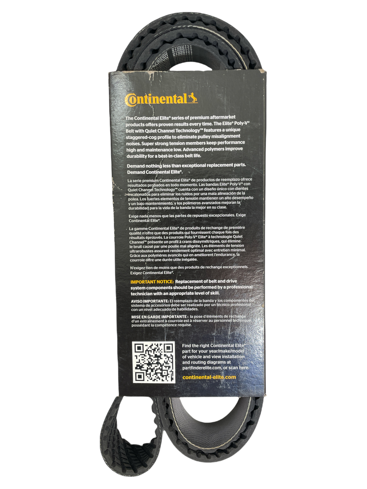 Continental Elite 4080855 Serpentine Belt 8 Rib 85.5 In | eBay