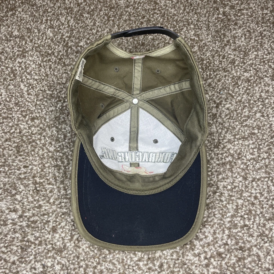 Gorra Fox Racing Para Hombre Ajustable Snapback Gorra Verde Y2K MX Deletrear De Colección Foto 4 de 4