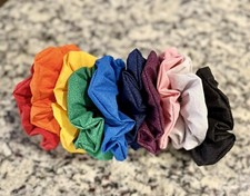 Solid Color Handmade Hair Scrunchies