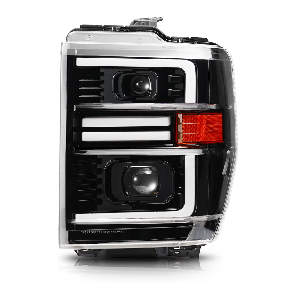 Upgrade LED Headlights For 2008-2018 Ford E-150 250 350 Projector Pair w/LED DRL - Image 2 of 4