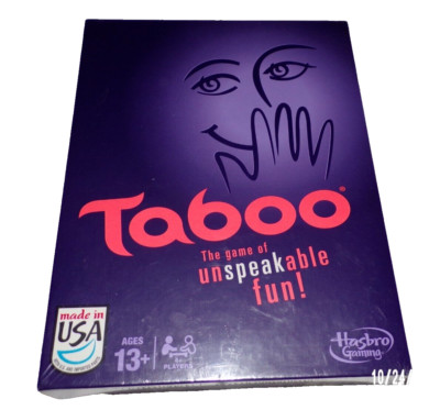 Taboo Game Hasbro Gaming  2013 Herschel & Company Made In USA. New and Sealed