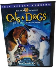 DVD Cats Dogs 2001 Warner Bros Alec Baldwin Charlton Heston Jon Lovitz Movie