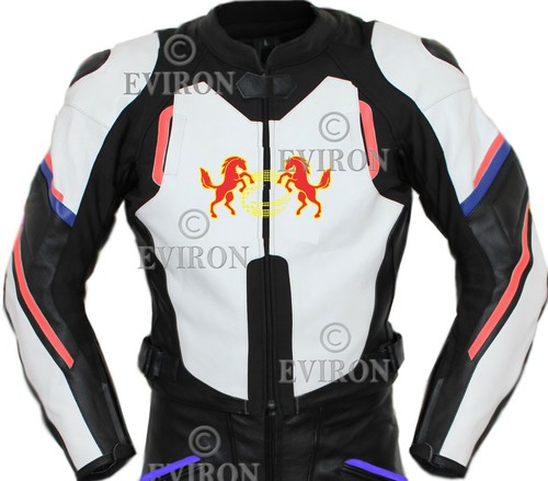 Veste moto cuir Eviron moto veste de course - Photo 1 sur 11