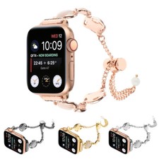 Women Steel Bracelet Band for Apple Watch 11 10 9 8 7 6 5 SE 40/41/42/44/45/46mm