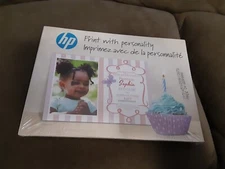 HP Print With Personality SAMPLE PACK (10) 5x7” Photo Papers 10 Envelopes SEALED
