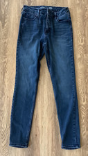 Old Navy Women's Size 0 High-Rise Rockstar Super Skinny Dark Wash Jeans