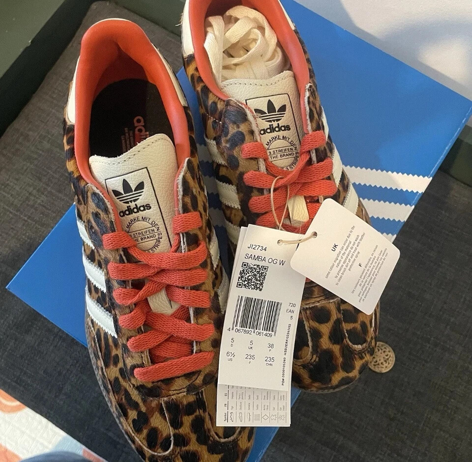 Adidas Samba OG Preloved Red Leopard EU 38 / UK 5 image 7