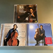 Yo-Yo Ma 3 LOT- Soul of the Tango[RARE Chinese], Classic & Vivaldi’s Cello VG+