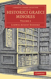 NEW BOOK Historici graeci minores by Edited by Ludwig August Dindorf (2018) - Picture 1 of 1