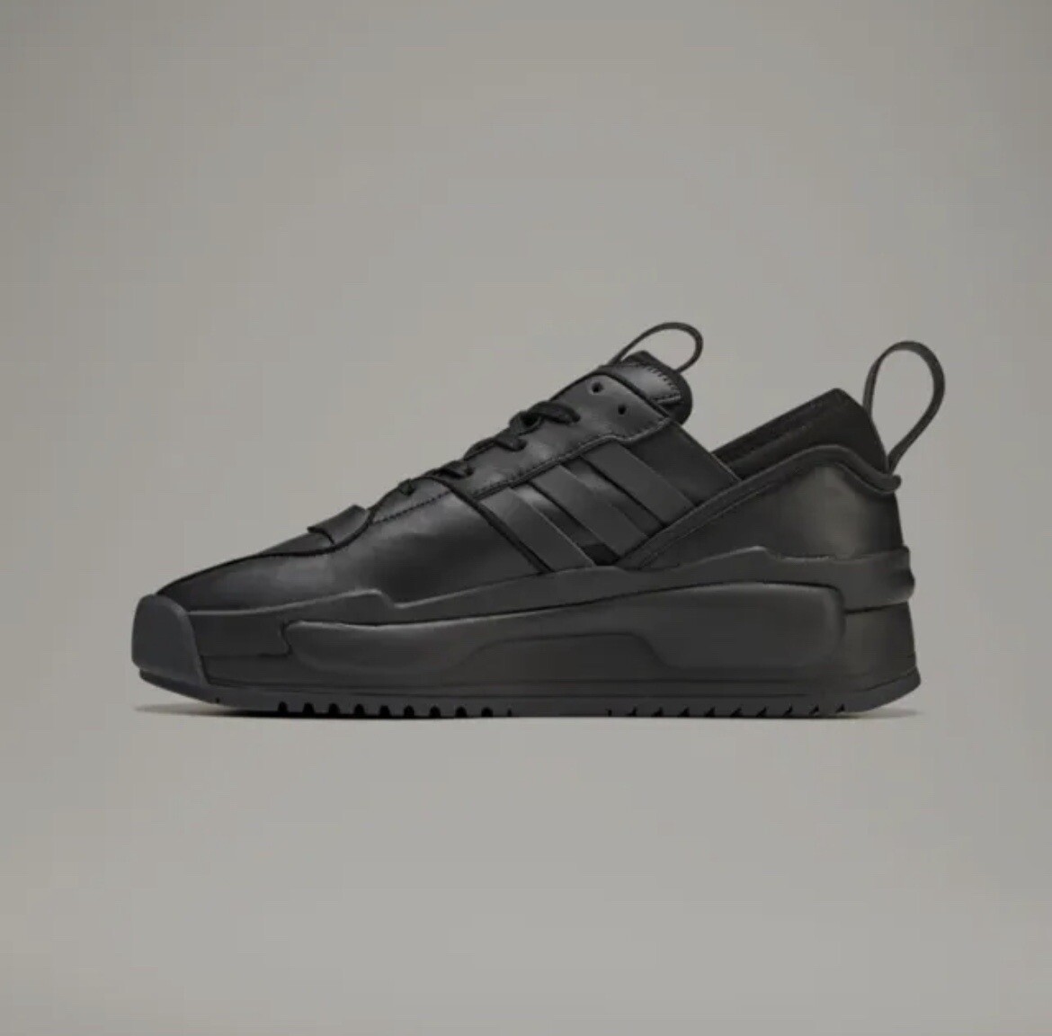 Adidas Y-3 Rivalry Low Triple Black Unisex FZ6397 M 7.5/W 8.5 NWOB MSRP $400 image 3