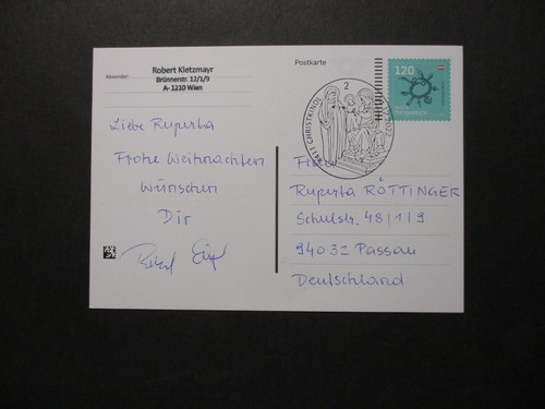 22/23d) Christkindl 24.12.2022 - UKZ 2 / amtl. Postkarte