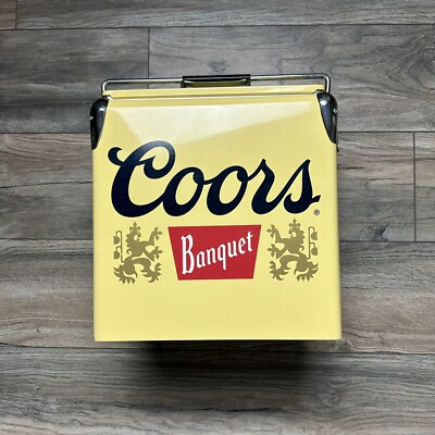 Ice Chest Cooler Coors Cooler Box Coors Banquet Retro Ice Chest