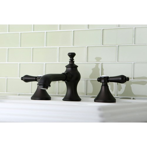 Kingston s KC7063BAL Heirloom 8 in. Widespread Bathroom Faucet, Antique - Picture 7 of 9
