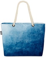 Void Tasche Blaue Wasserfarben Wasserfarben Malen Textur Grunge