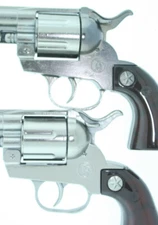 Cap Gun Revolver 10015 Die Cast Pistols PAIR of 2 Made in Spain BRAND NEW 12shot