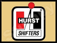  Hurst Shifters Metal Sign 9" x 12"