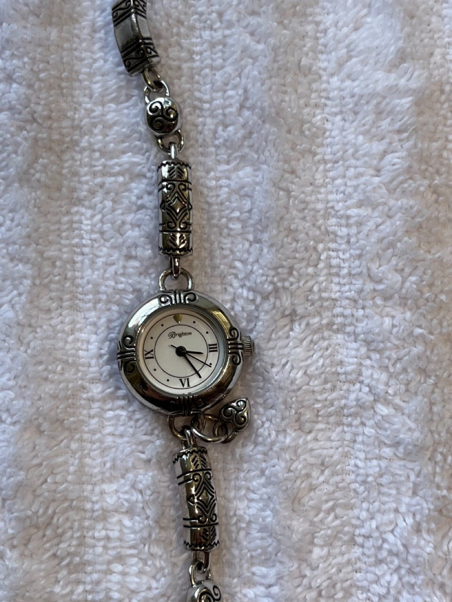Brighton Silver Bracelet Watch Detailed Chain Watch with  display picture 2