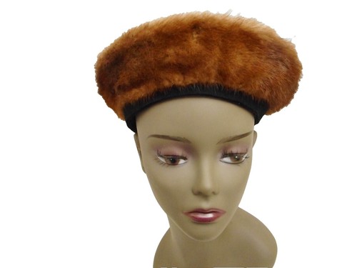 Vintage M. Berne Mink Fur Ribbed Satin Bow Headband Hat | eBay