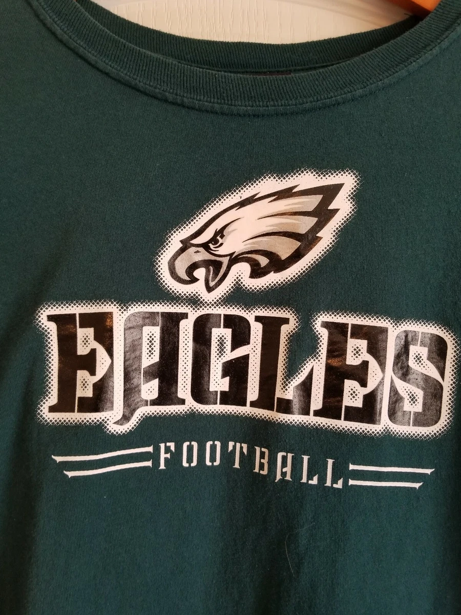 Philadelphia Eagles Youth Team Logo Long Sleeve T-Shirt - Green XLarge  18/20