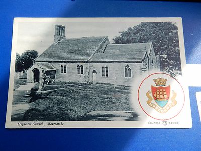 MORECAMBE HEYSHAM alte Postkarte authentischer Artikel keine Kopie / Reproduktion 