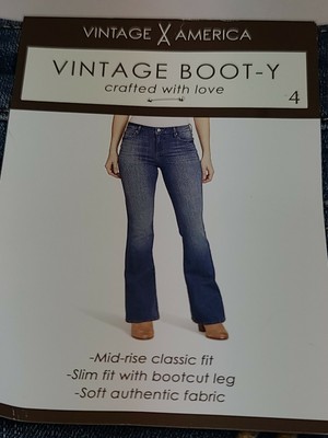 Women's Vintage America Booty Mid Rise 
