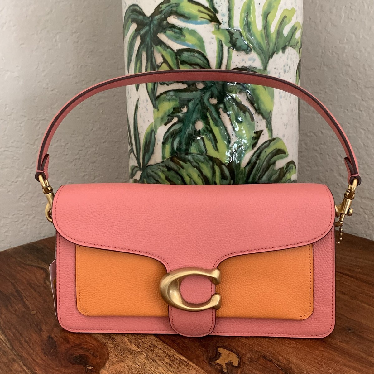 Coach Tabby Shoulder Bag B4 Taffy Orange Multi 76105 B4SB4 NWT