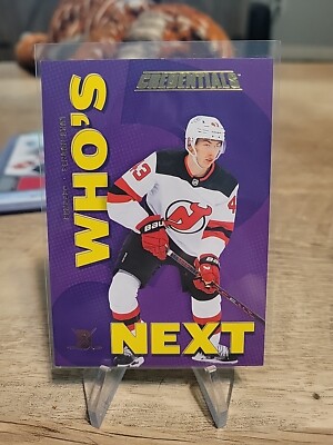 Luke Hughes #WN-LH 2023-24 Upper Deck Credentials Who's Next Rookie Card NJD