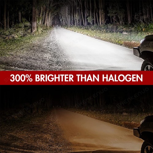 Faros LED para Dodge Challenger 2015-2021 Z4 haz alto/bajo + luz antiniebla 4 piezas - Imagen 17 de 18