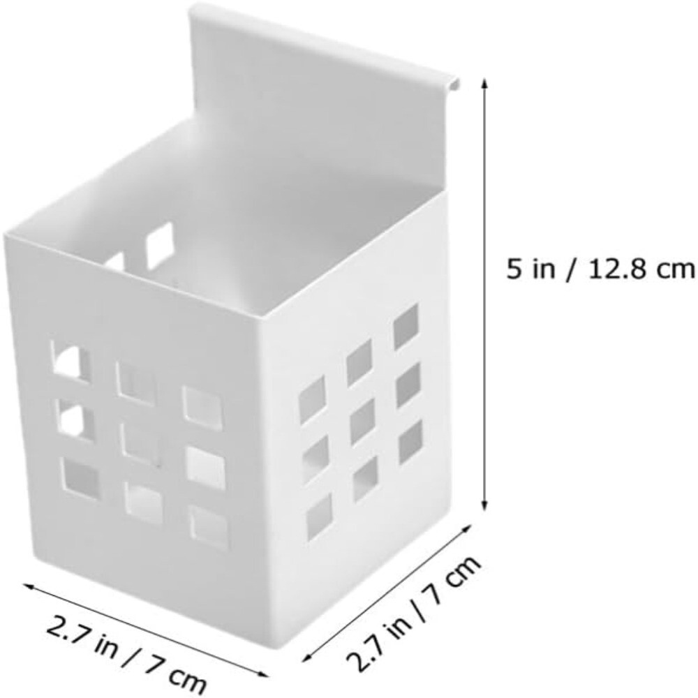 Metal Multifunction desk organizer White Pencil holder Office eBay