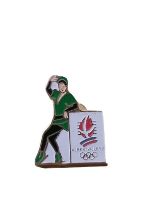 PIN'S PINS PIN JO ALBERTVILLE 92 OLYMPIQUE 1992 programme Jaune EUR 2,80 - FR
