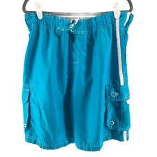 OP Ocean Pacific Trunks Swim Pool Board Shorts Blue Men Size Large 36-38