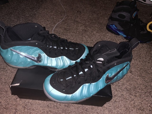 foamposite size 13 aqua | eBay