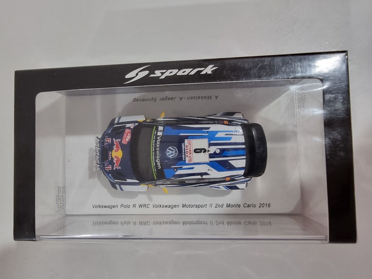 SPARK S4961 Volkswagen Polo R WRC 2nd Monte Carlo 2016 1/43 SPARK S4961 Volkswagen Polo R WRC 2nd Monte Carlo 2016 1/43