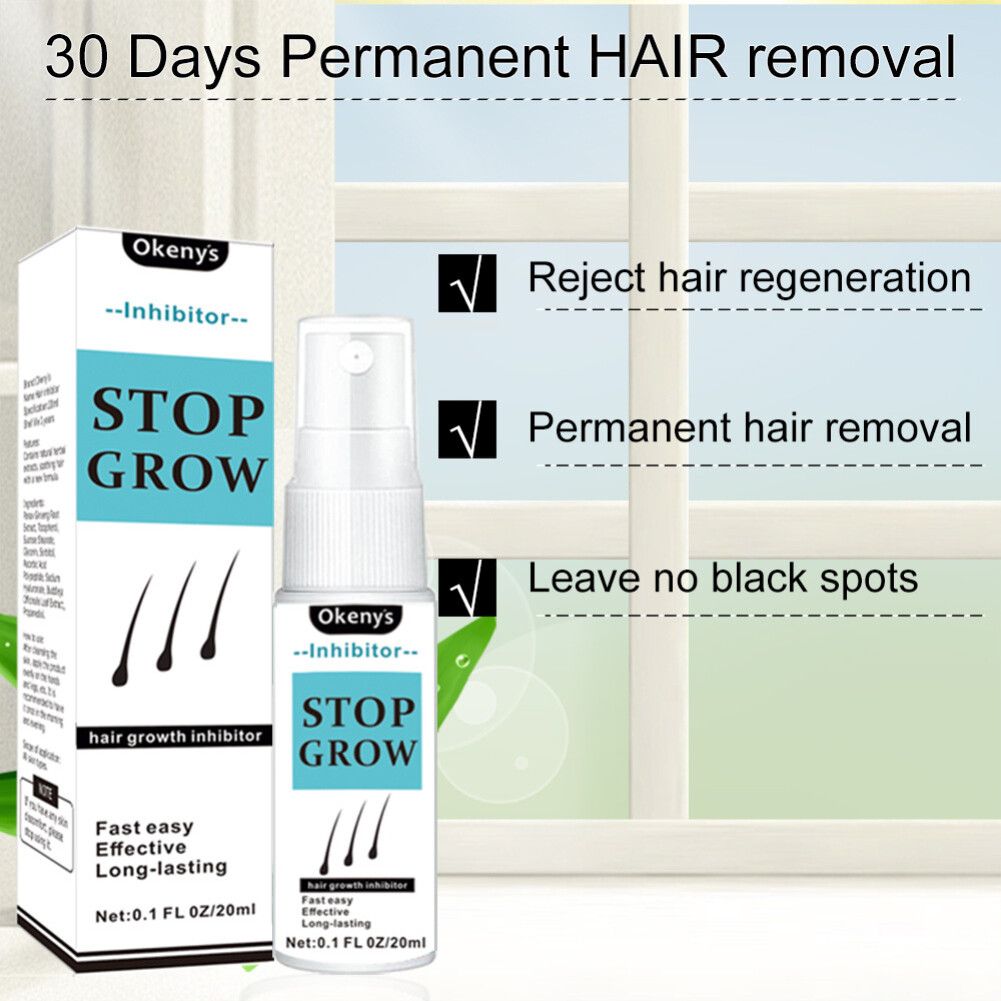 Powerful Permanent Painless Hair Removal Spray Stop Hair Growth