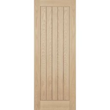 Oak Cottage pocket door system unfinished oak with door and track included