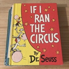 Dr Seuss Book Lot If I Ran the Circus Happy Birthday To You Sleep Vintage Books