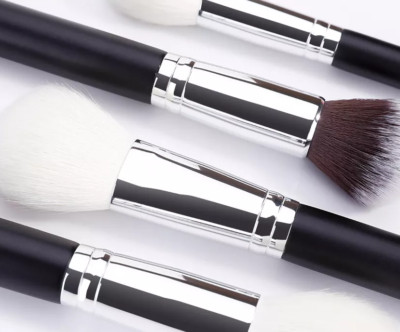 15pcs classic black handle makeup brush set your own brand wholesale 