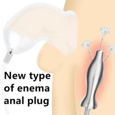 Shower Cleansing Kit Vaginal Anal Enema Colon Douche System Colonic Metal Toys