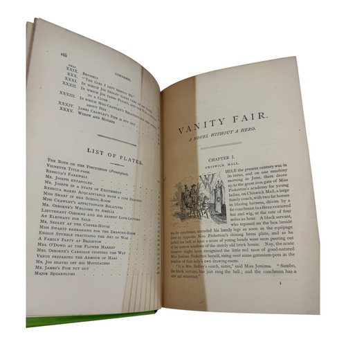 Vanity Fair by William Thackeray, Vol I & II Set, 1867 & 1869 Hardcover - Picture 5 of 24