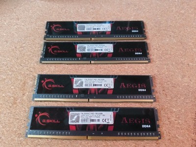 G.Skill Aegis DDR4-3000 32gb CL16-18-18-38 - 4x 8GB Arbeitsspeicher Gebraucht