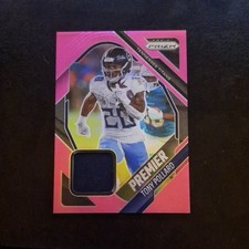 2025 panini prizm tony pollard premier jerseys pink pjy-top titans