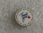 WW1 Centenary 1918-2018  ‘ Thank You’ Pin Badge