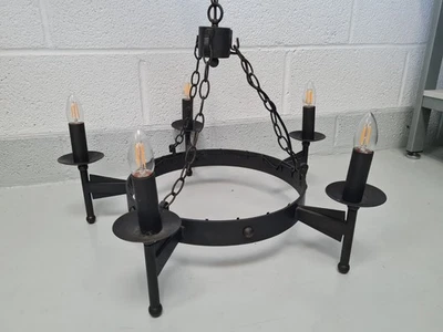 Rustic Medieval Chandelier light - Image 1 of 4