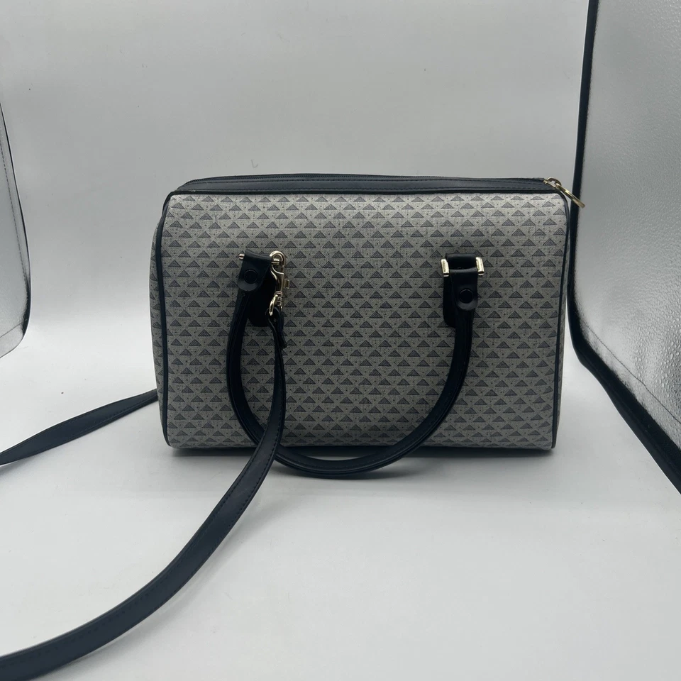 Cartera LIZ CLAIBORNE NAVY VINTAGE AÑOS 80 NUEVA Foto 3 de 4