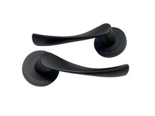 Door Handles Designer Levers Marvel Black Matte
