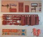 Dollhouse Miniature Nursery World 1/48 36 Scale Bathroom Cloakroom Snap Plastic — photo 4