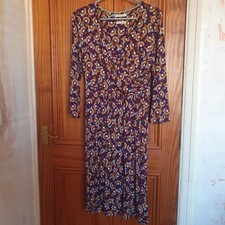 White Stuff Ladies Jersey Dress Paper In Layers Size 12