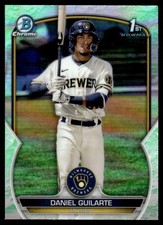 2023 Bowman Chrome Prospects Lunar Daniel Guilarte Milwaukee Brewers #BCP-21